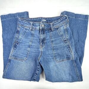 Old Navy High Waisted Straight Crop Jeans Size 2